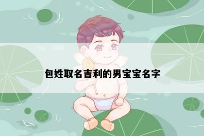 包姓取名吉利的男宝宝名字