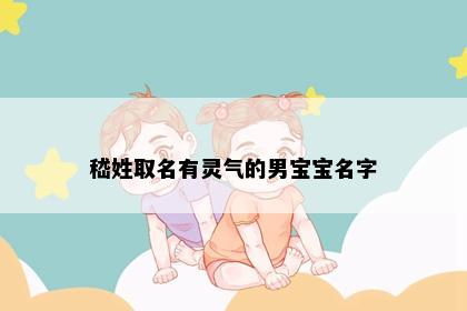 嵇姓取名有灵气的男宝宝名字