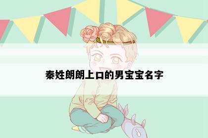 秦姓朗朗上口的男宝宝名字