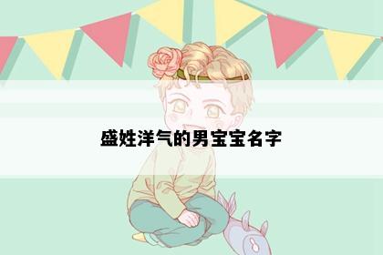 盛姓洋气的男宝宝名字
