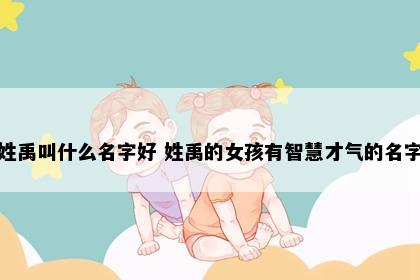 姓禹叫什么名字好 姓禹的女孩有智慧才气的名字