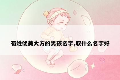 荀姓优美大方的男孩名字,取什么名字好