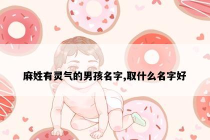 麻姓有灵气的男孩名字,取什么名字好