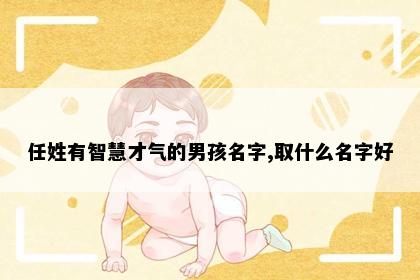 任姓有智慧才气的男孩名字,取什么名字好